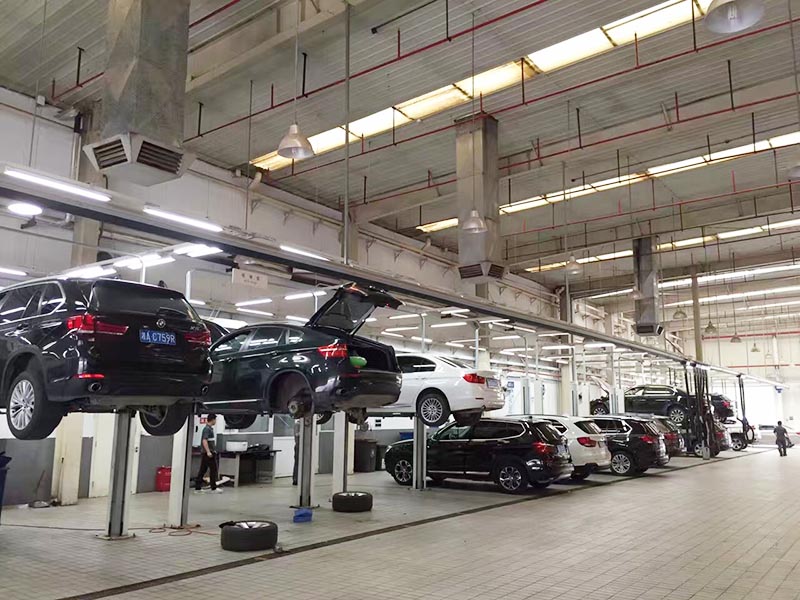 汽車4S店（汽修廠）扇機組合通風(fēng)降溫解決方案